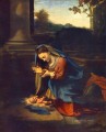 La adoración del niño Manierismo renacentista Antonio da Correggio